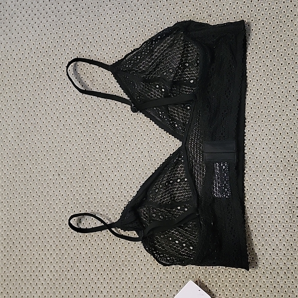 COPY - NWT Calvin Klein Lace Triangle Longline Bralettes- Size:L-Ivory - Picture 9 of 15